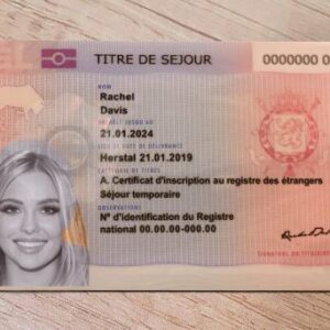 Belgium Permanent Resident Card 1