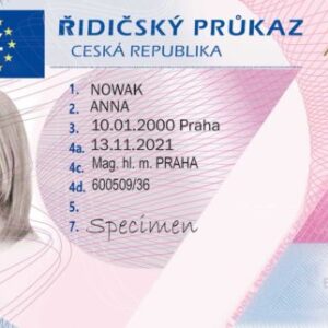 Czech Driving Licence 1