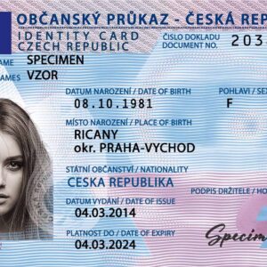 Czech ID front