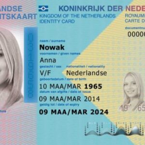 Dutch ID front