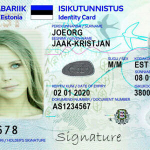 Estonian ID CARD front