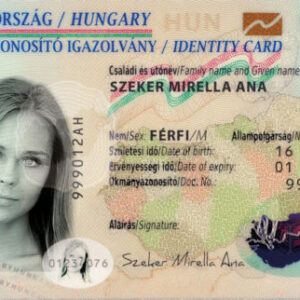 Hungarian ID front