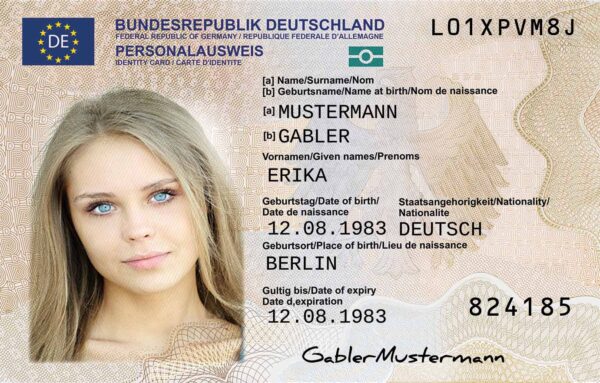 PERSONALAUSWEIS CARD (Germany ID Card)